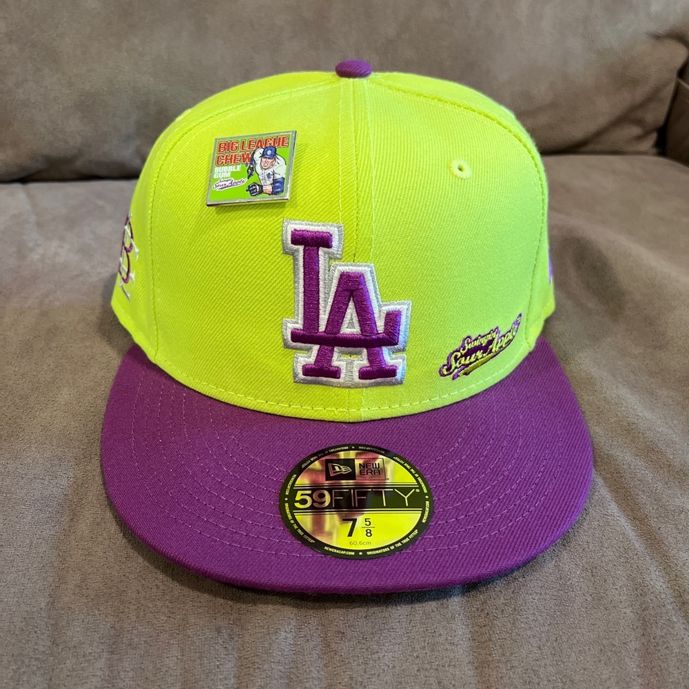 Sour apple big league chew hat